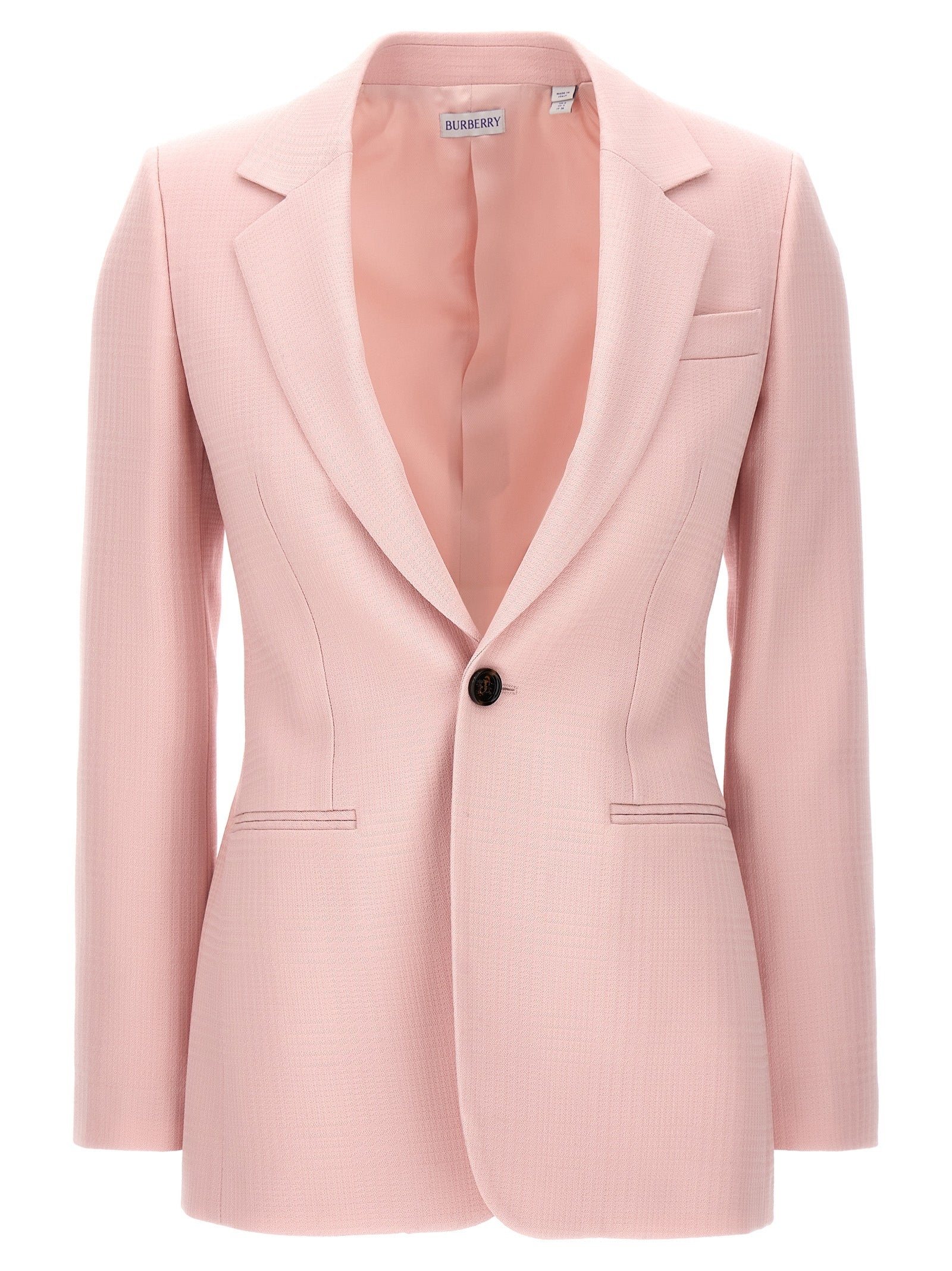 Burberry Single Breasted Tailored Blazer - 1