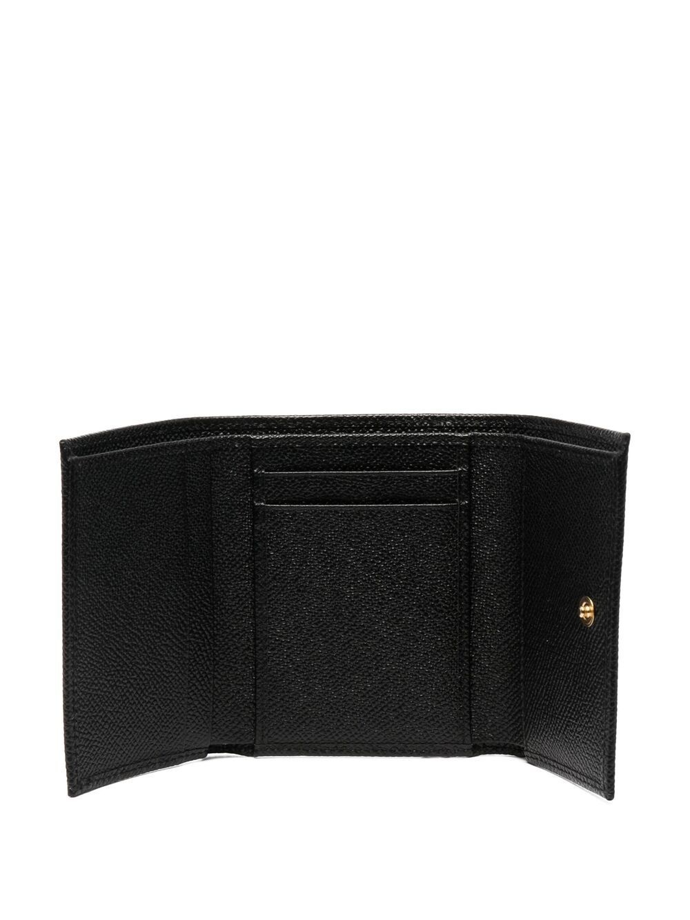 logo plaque tri-fold wallet - 3