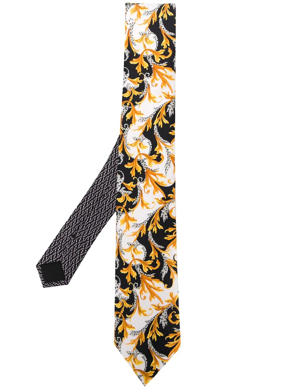 Barocco-print tie - 1