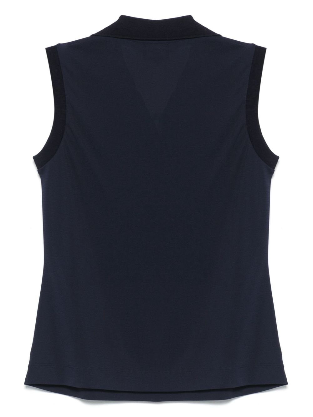 logo-embroidered vest - 2