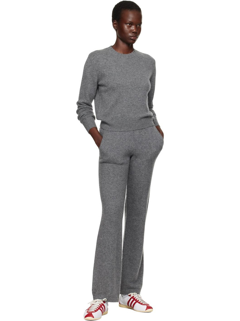 Gray 'SRC' Cashmere Trousers 4