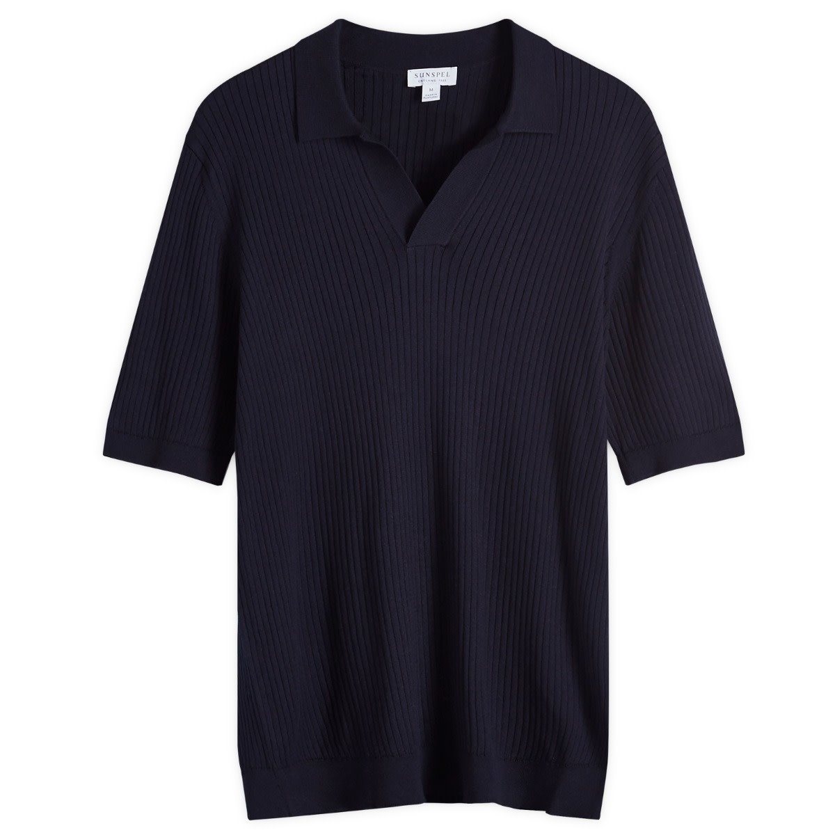 Sunspel Fine Rib Polo Shirt - 1