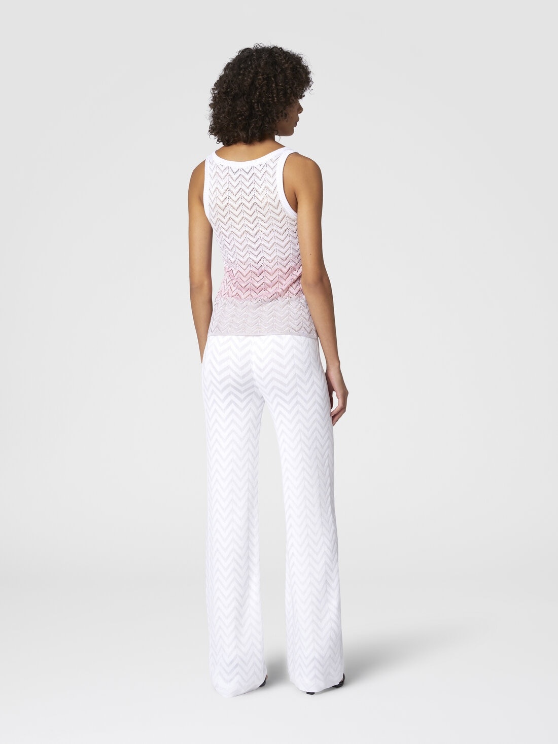 Shaded chevron viscose tank top - 3