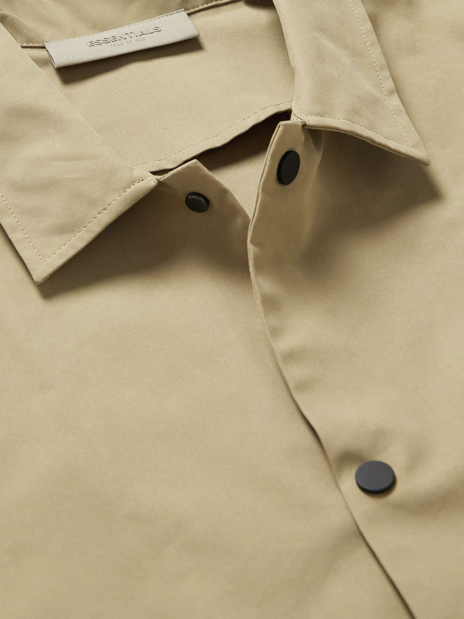 Logo-Flocked Cotton-Blend Coach Jacket - 5