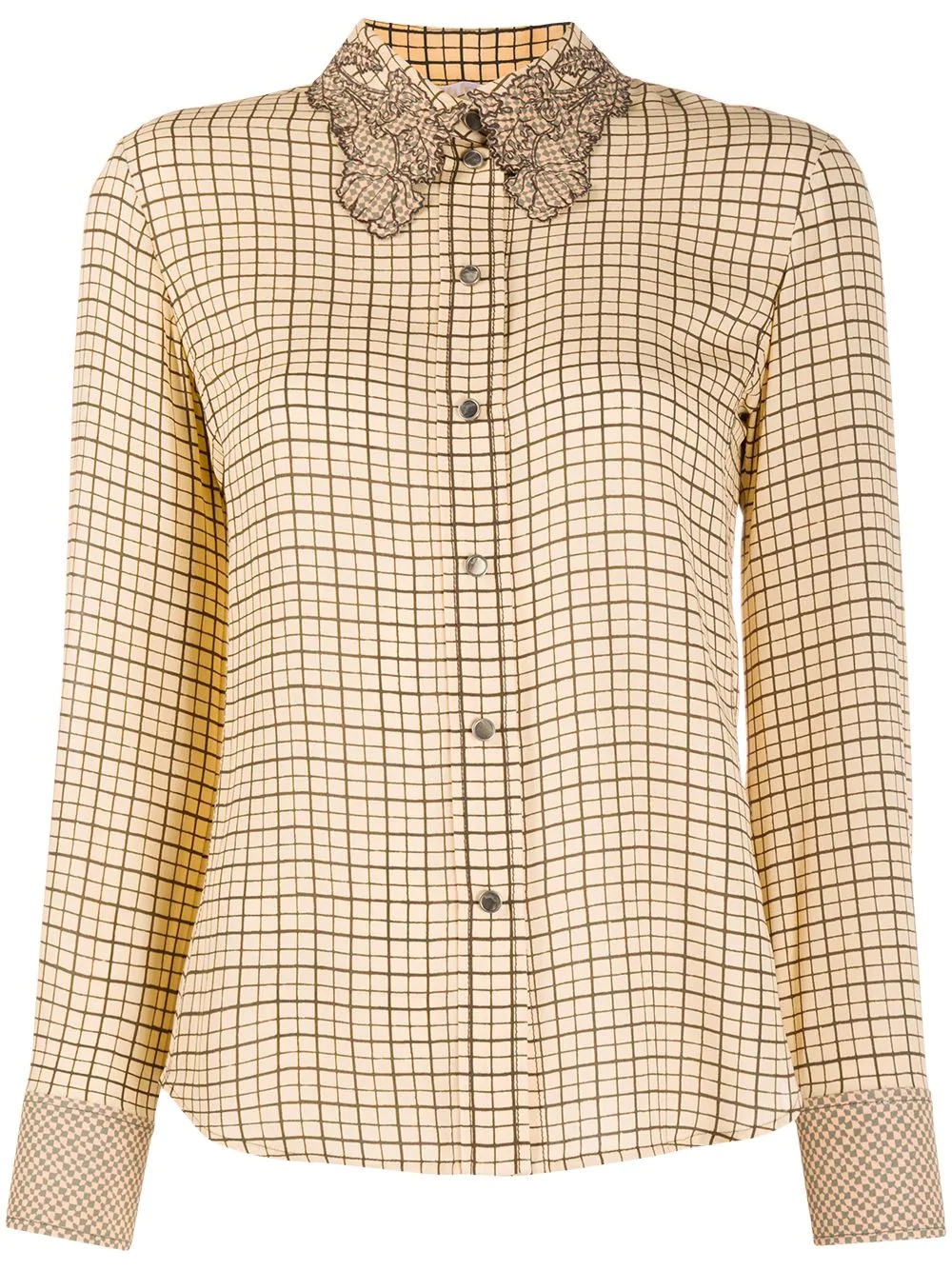 Western-inspired check-pattern shirt - 1