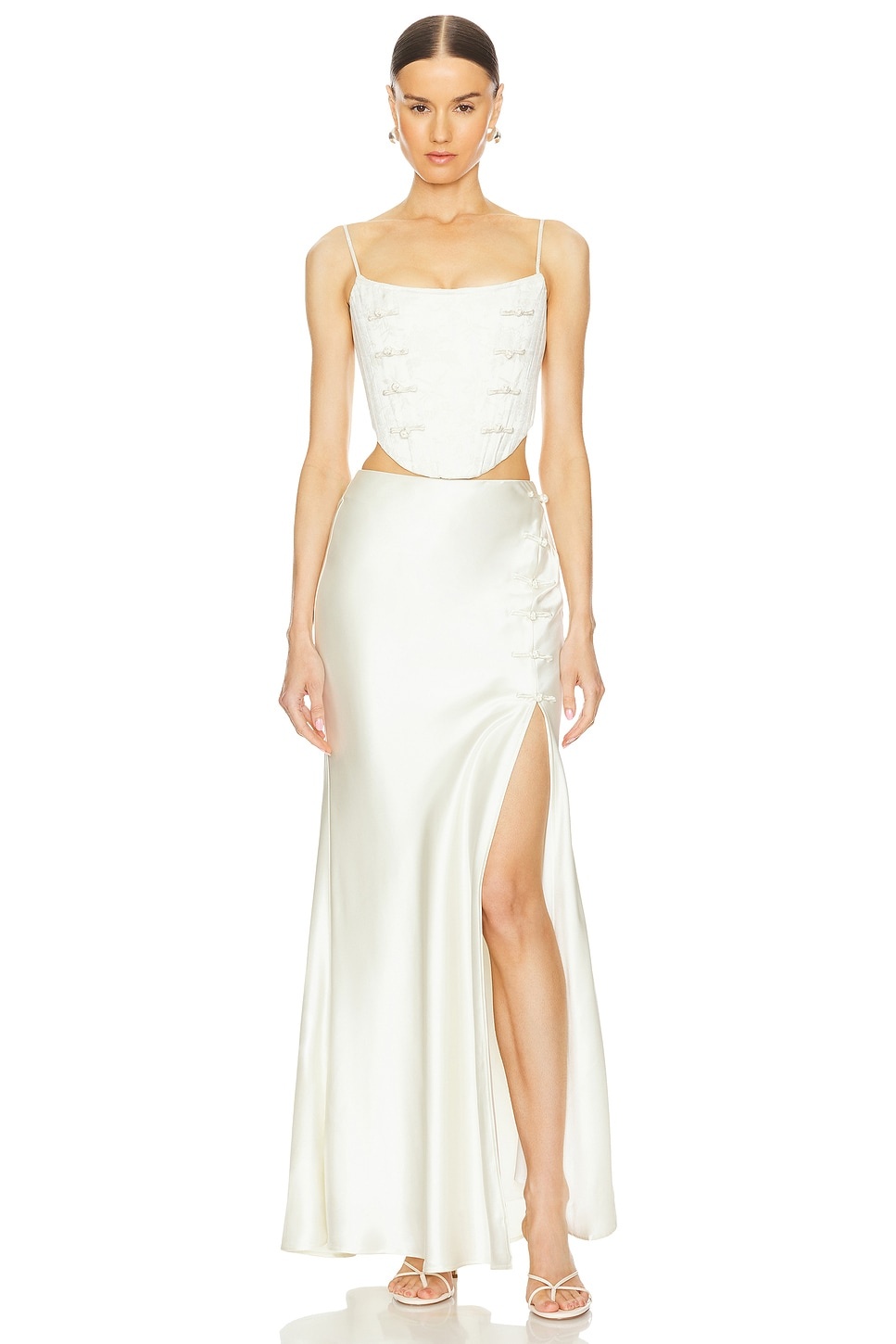 Pia Satin Skirt - 4