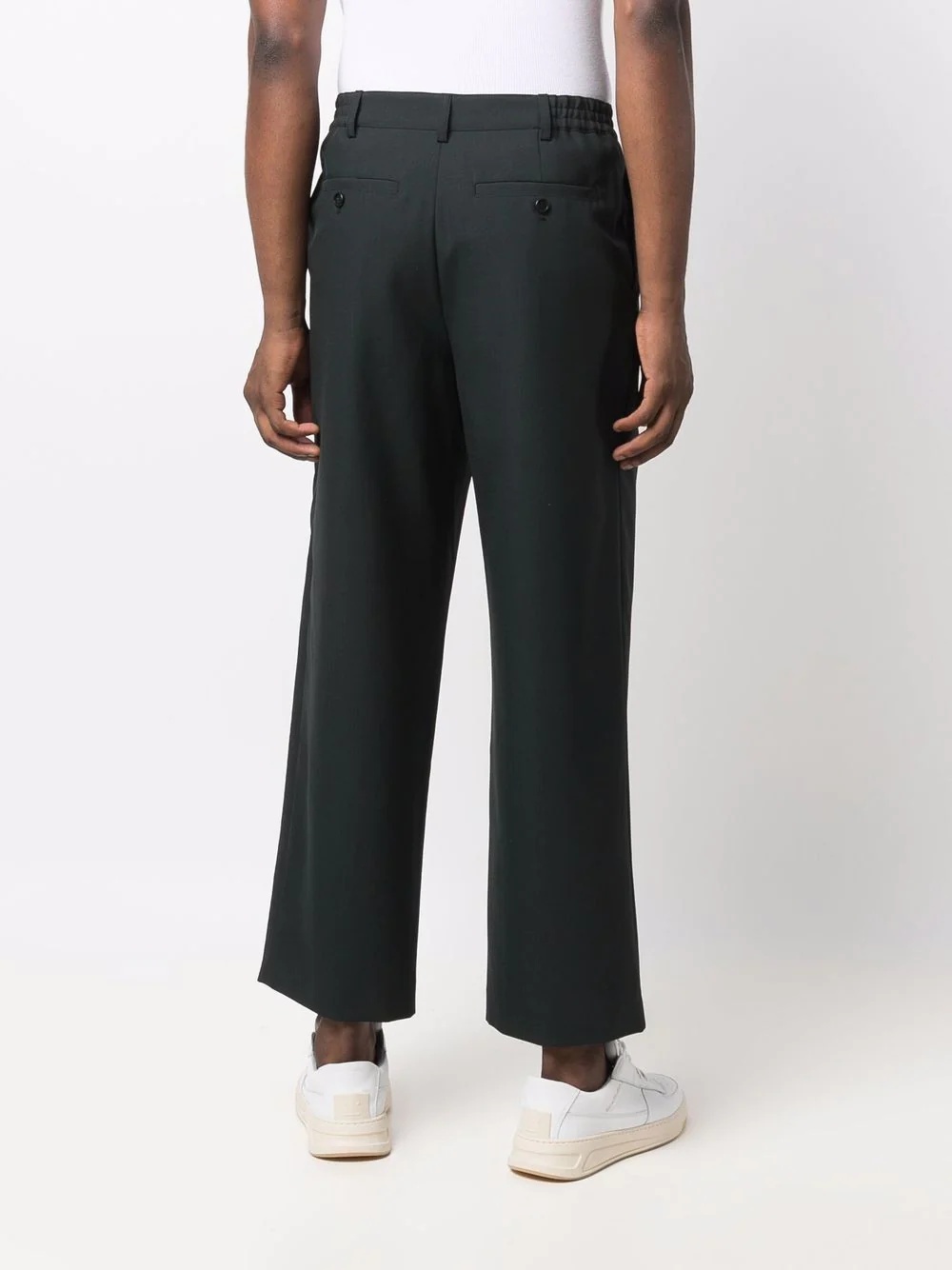 tailored wide-leg trousers - 4