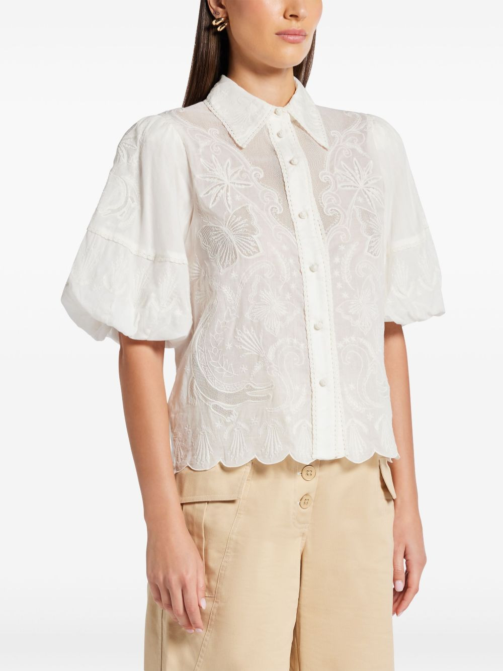 lace blouse - 3