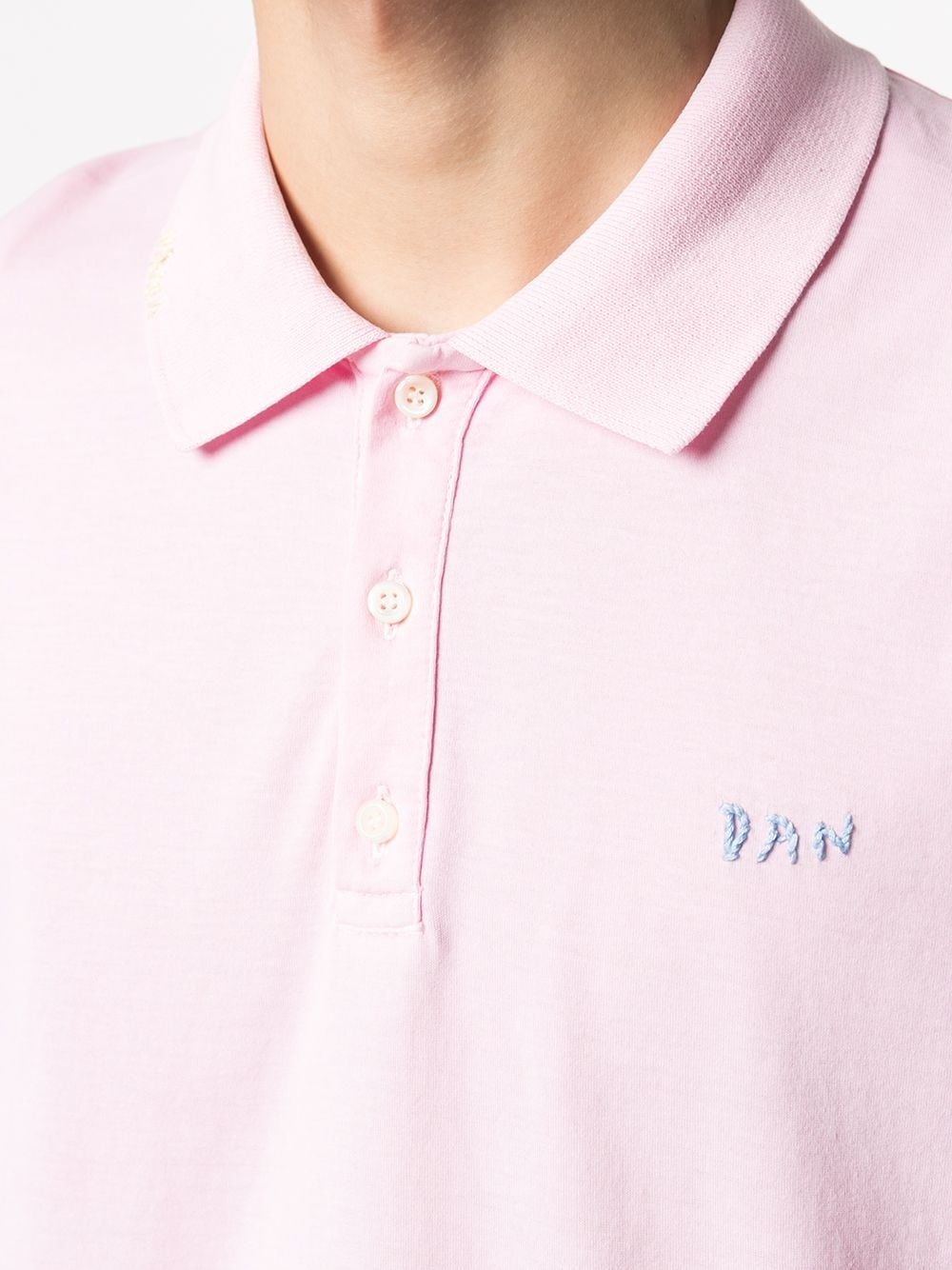 embroidered-detail polo shirt - 5