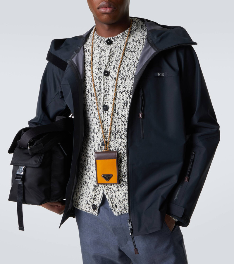 Prada Prada Speedrock Re-Nylon card case with strap outlook