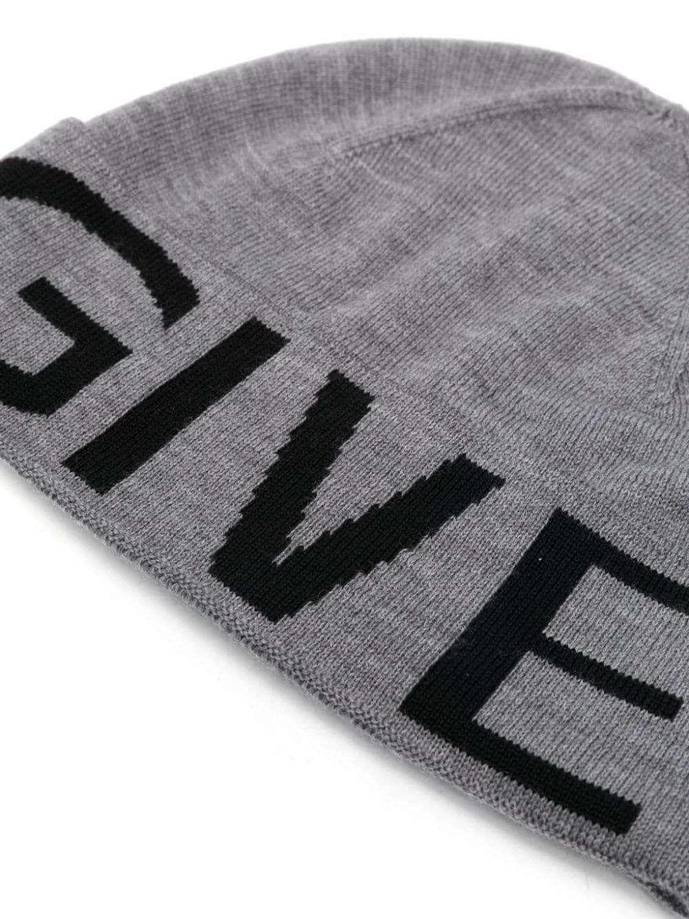 jacquard-logo wool beanie 4