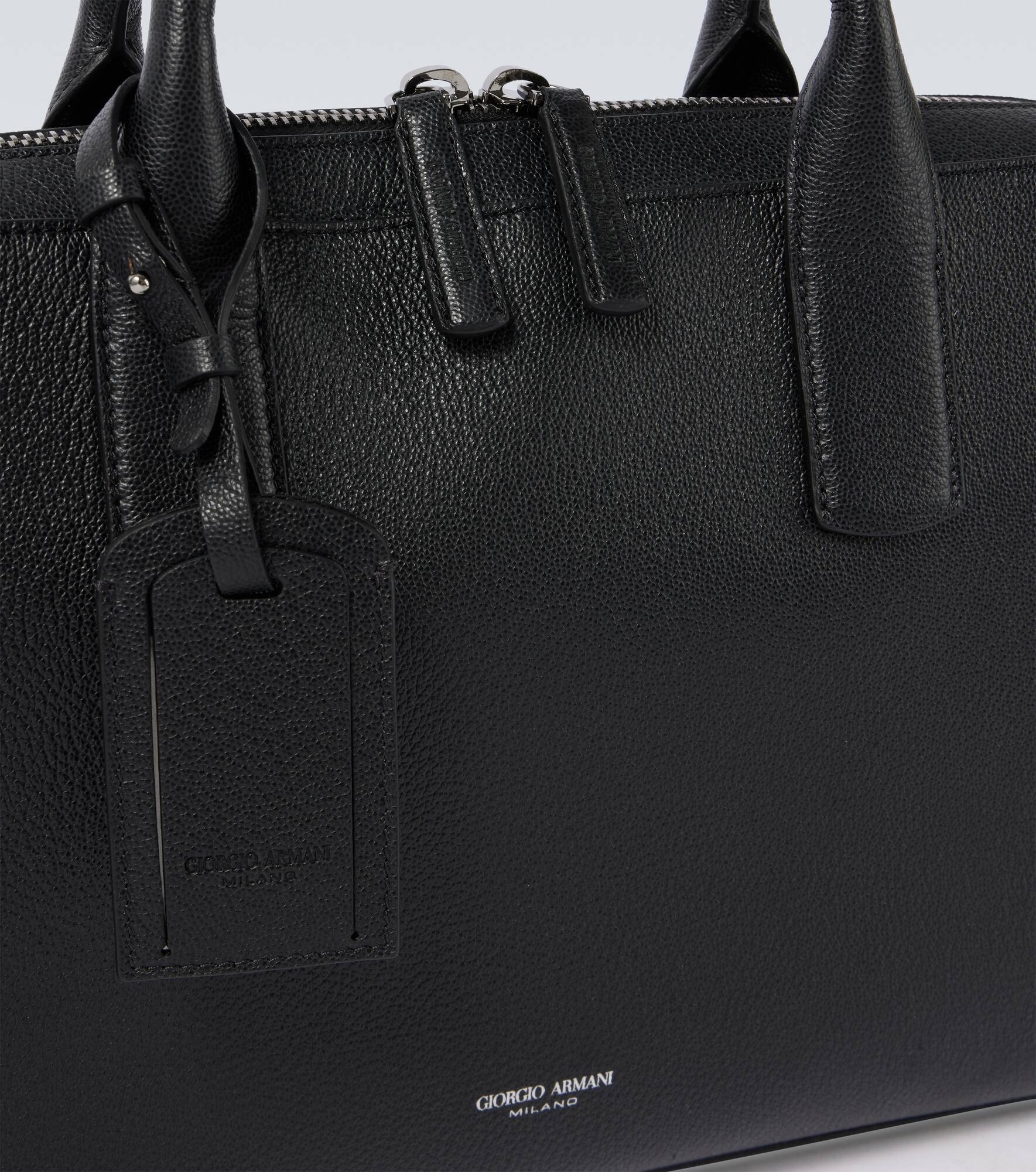 Leather briefcase - 6