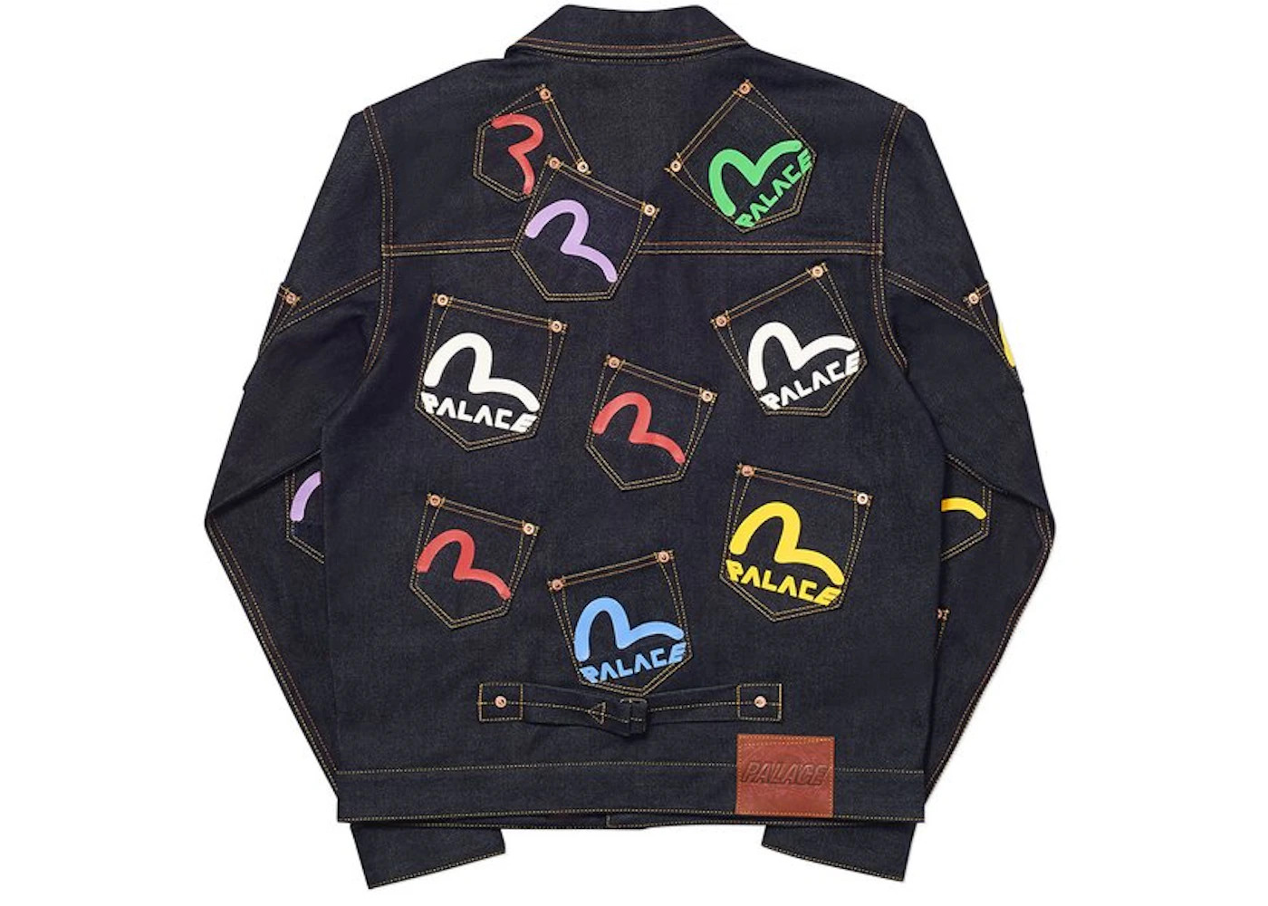 Palace Evisu Multi Pocket Jacket Indigo - 2