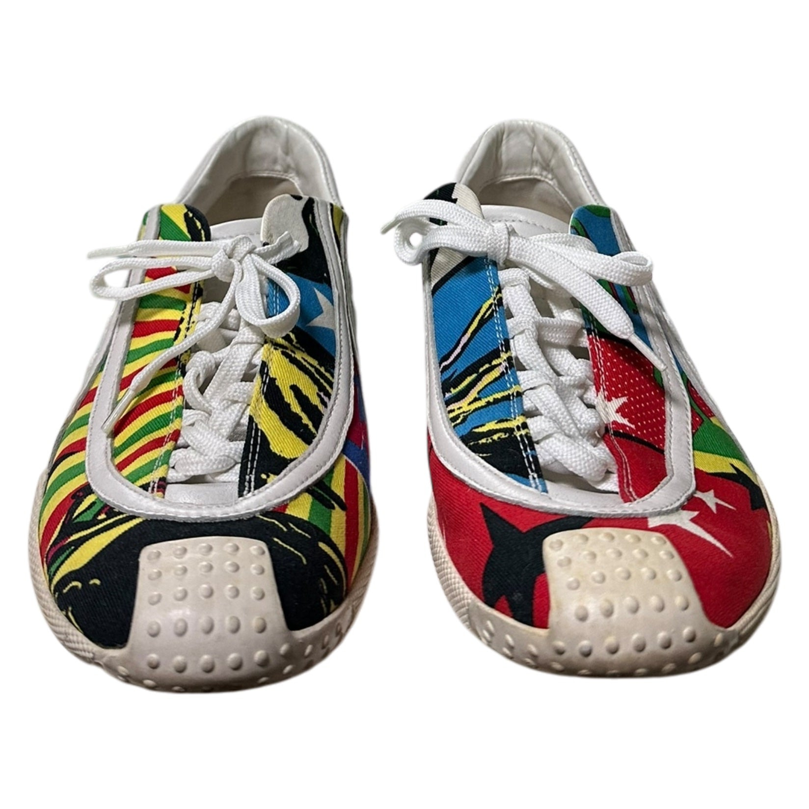 CHRISTIAN DIOR Fall Winter 2003 Rasta Mania Laced Up Sneakers - 2
