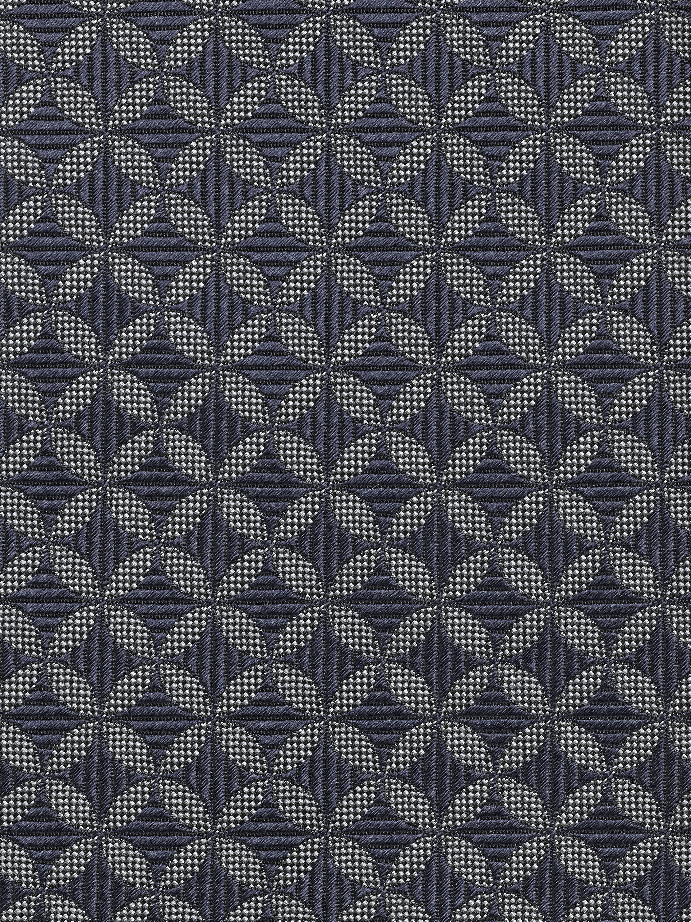 LIGHT GREY CINQUE PIEGHE SILK TIE - 2