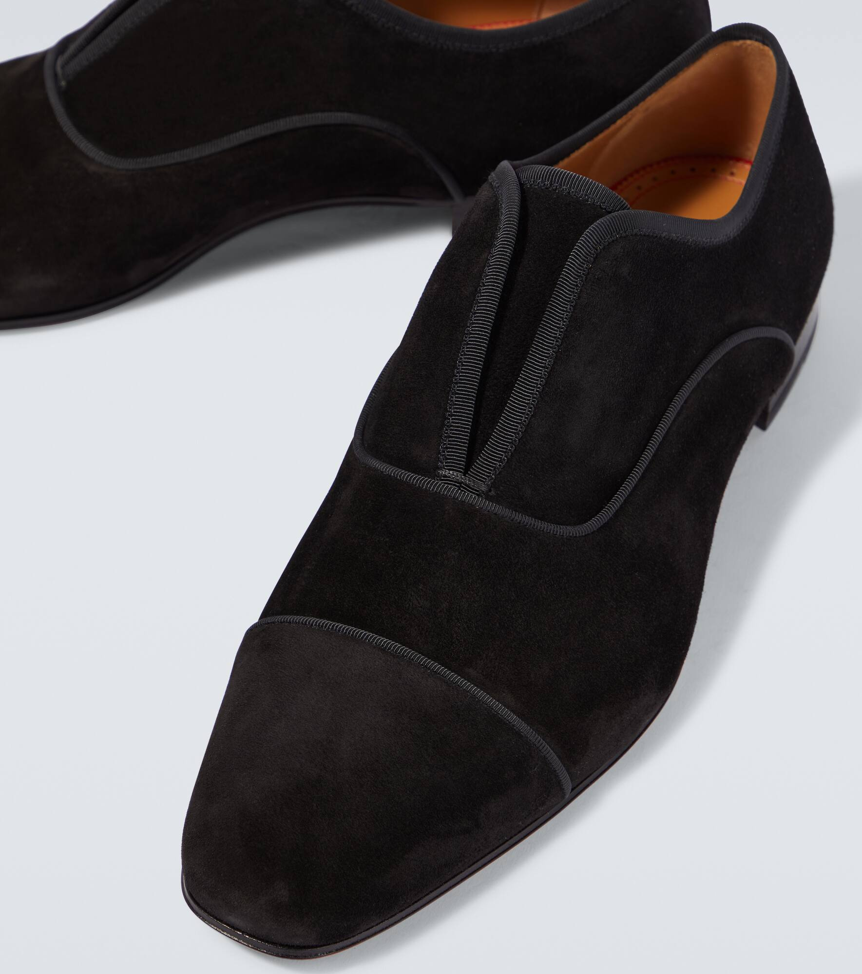 Alpha Male velour Oxford shoes - 3