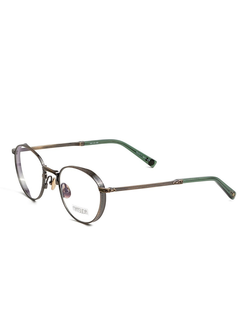 MATSUDA round metal glasses outlook
