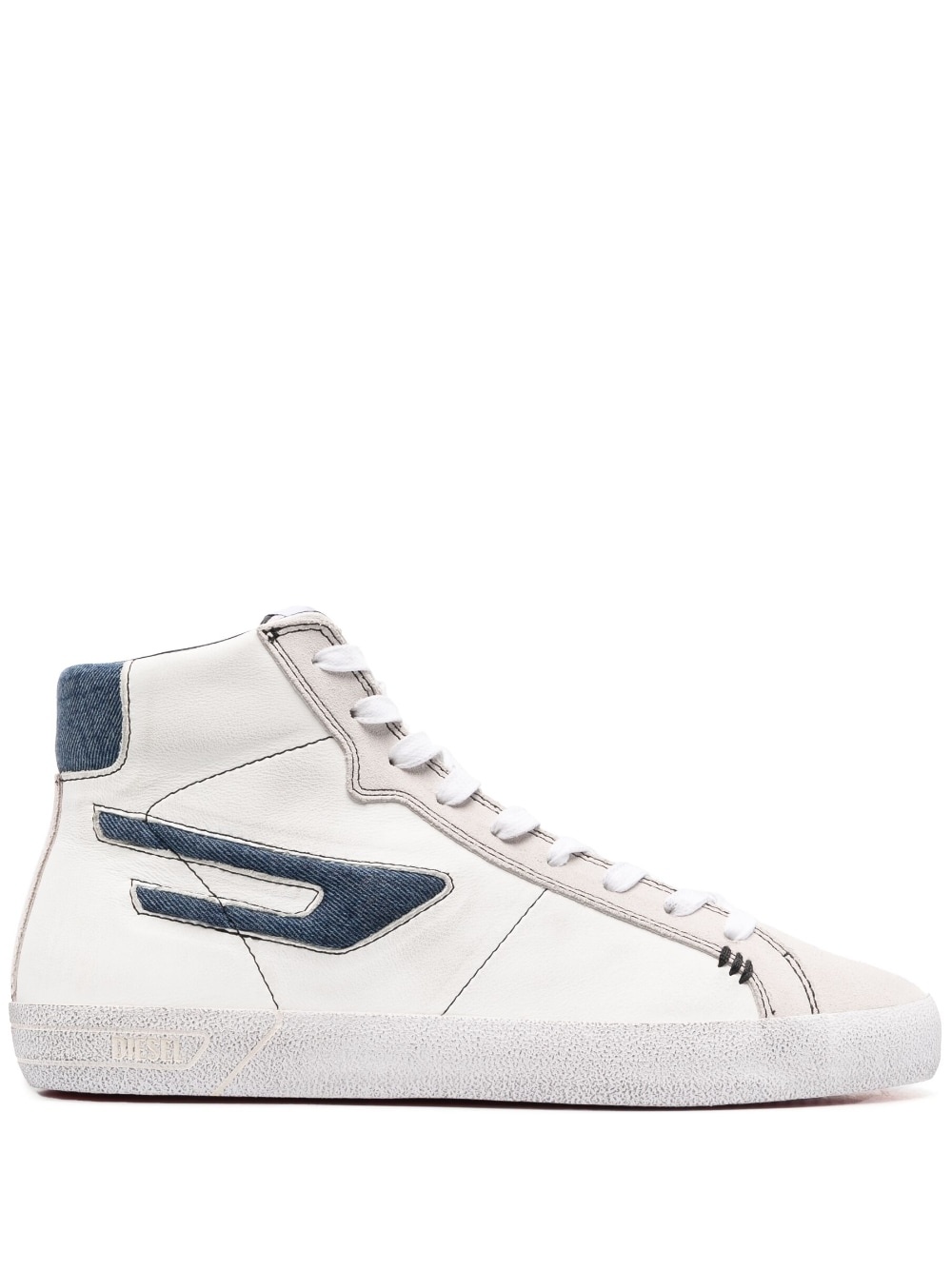 logo-print high-top sneakers - 1