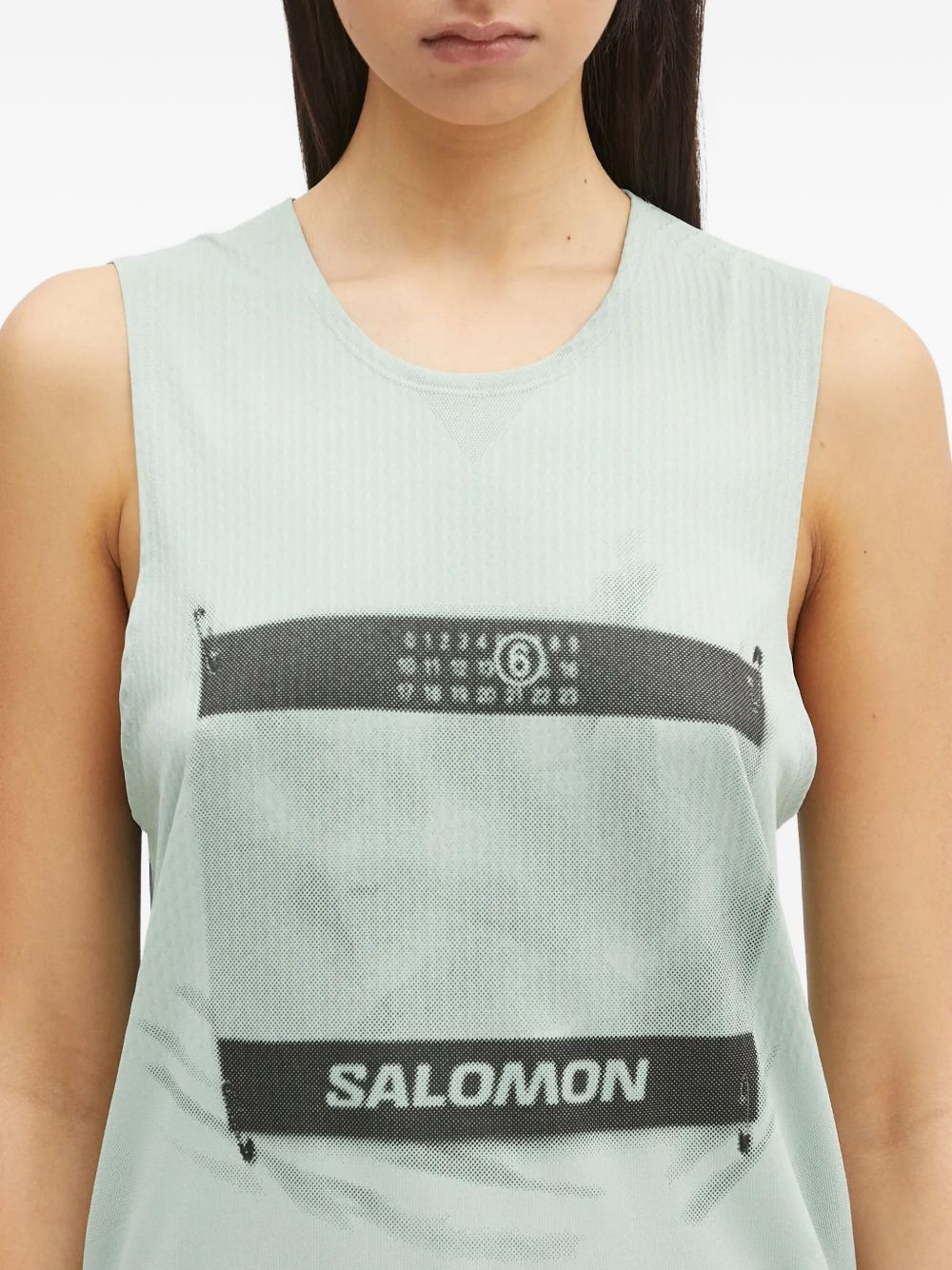 x Salomon print sleeveless vest - 5