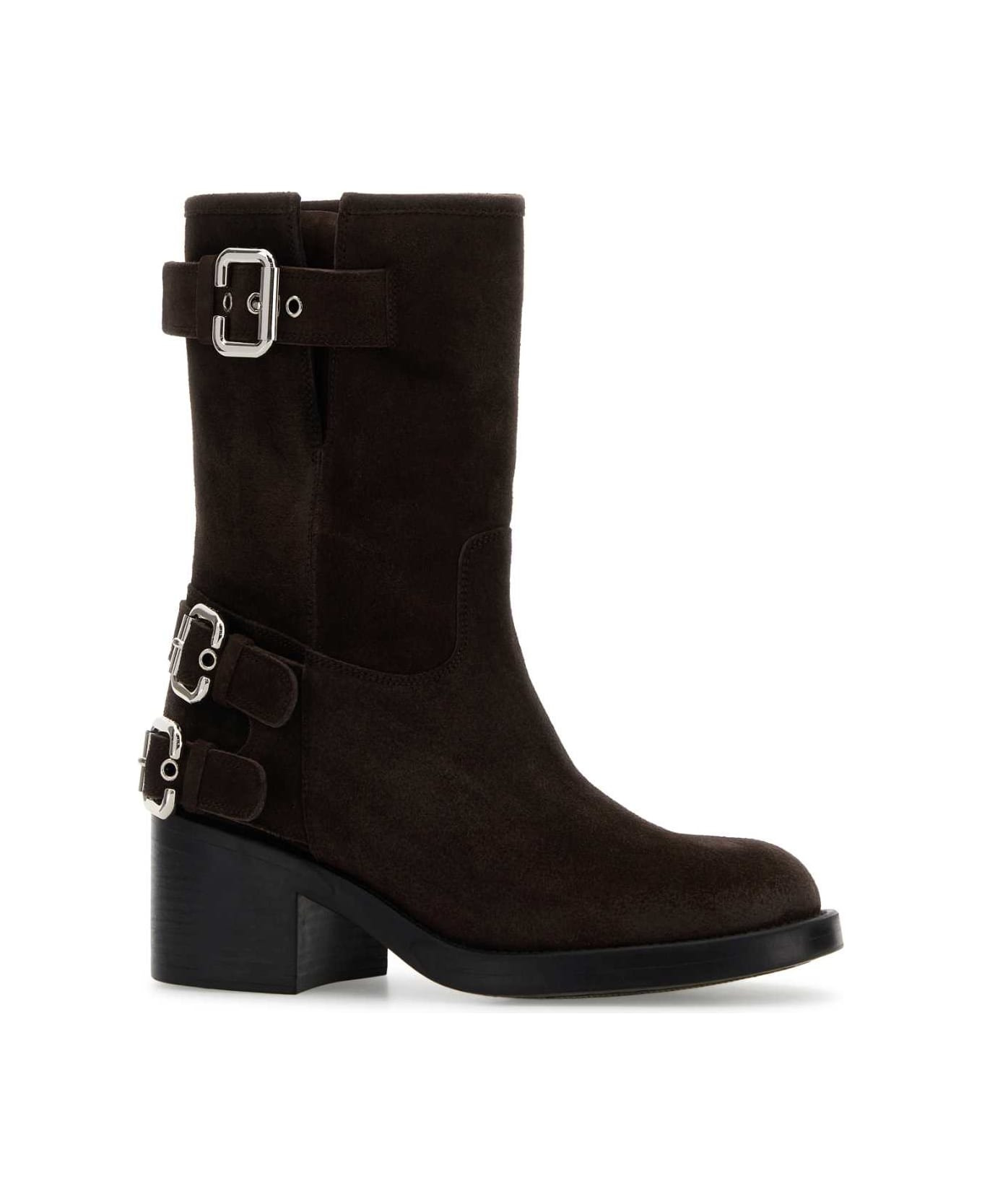 Dark Brown Suede Dakota Boots - 2