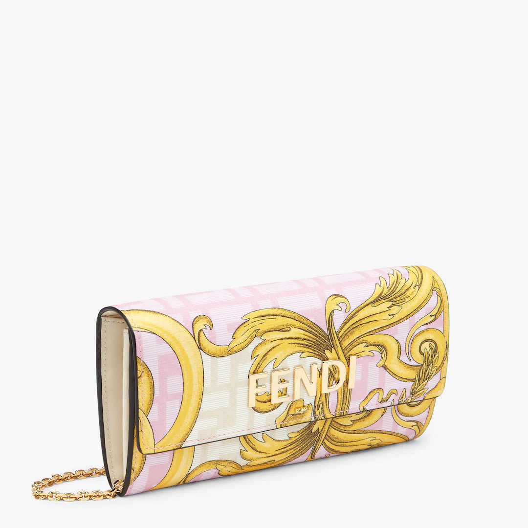 Fendace wallet in multicolor fabric - 2