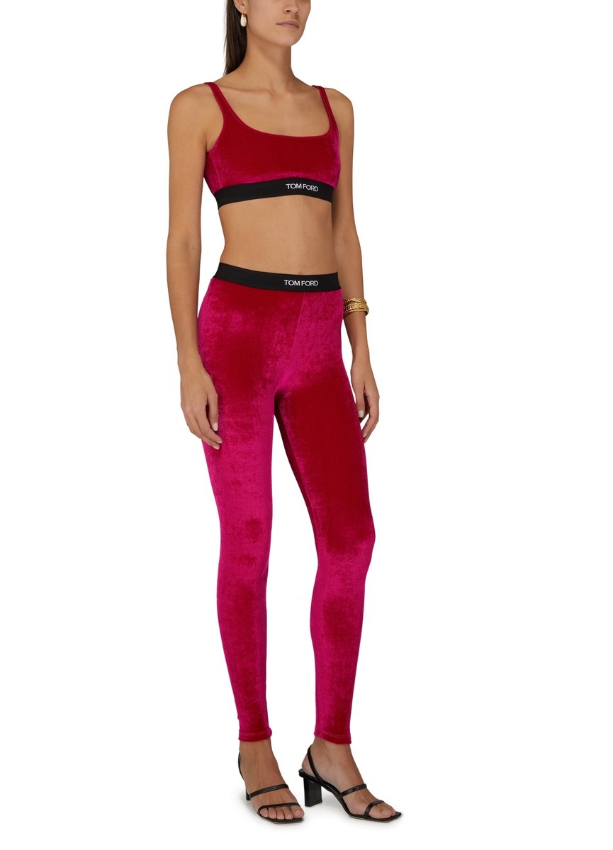 STRETCH VELVET BRALETTE - 2