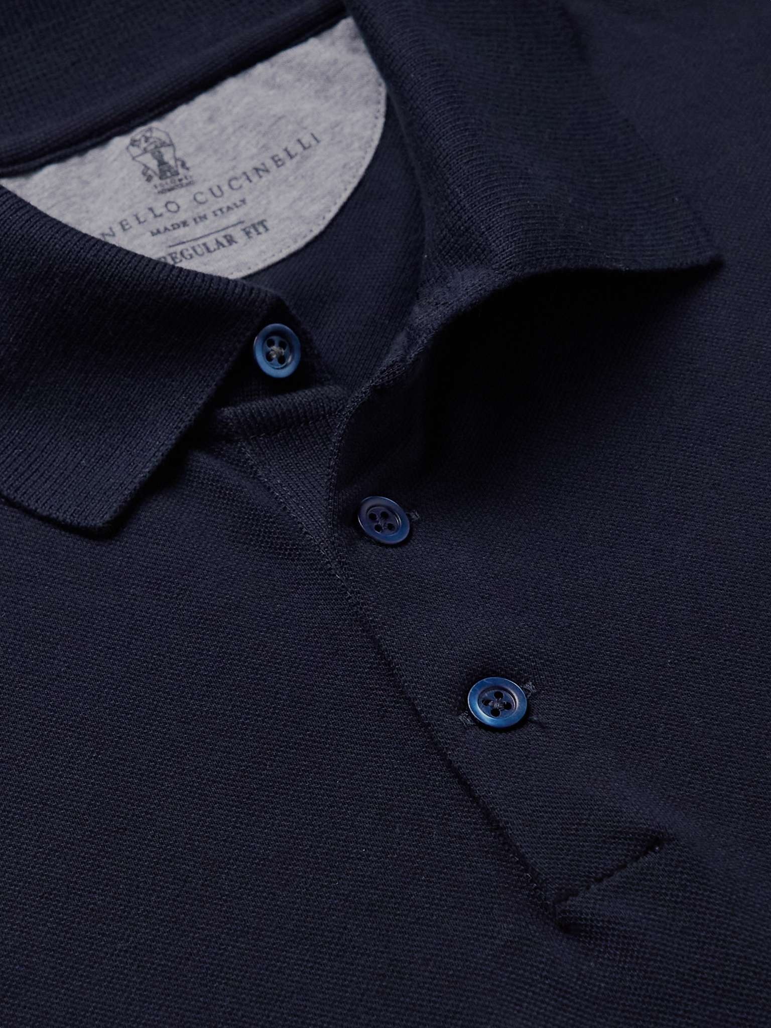 Cotton-Piqué Polo Shirt - 10