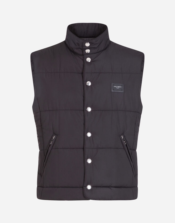 Nylon vest with branded plate - 4