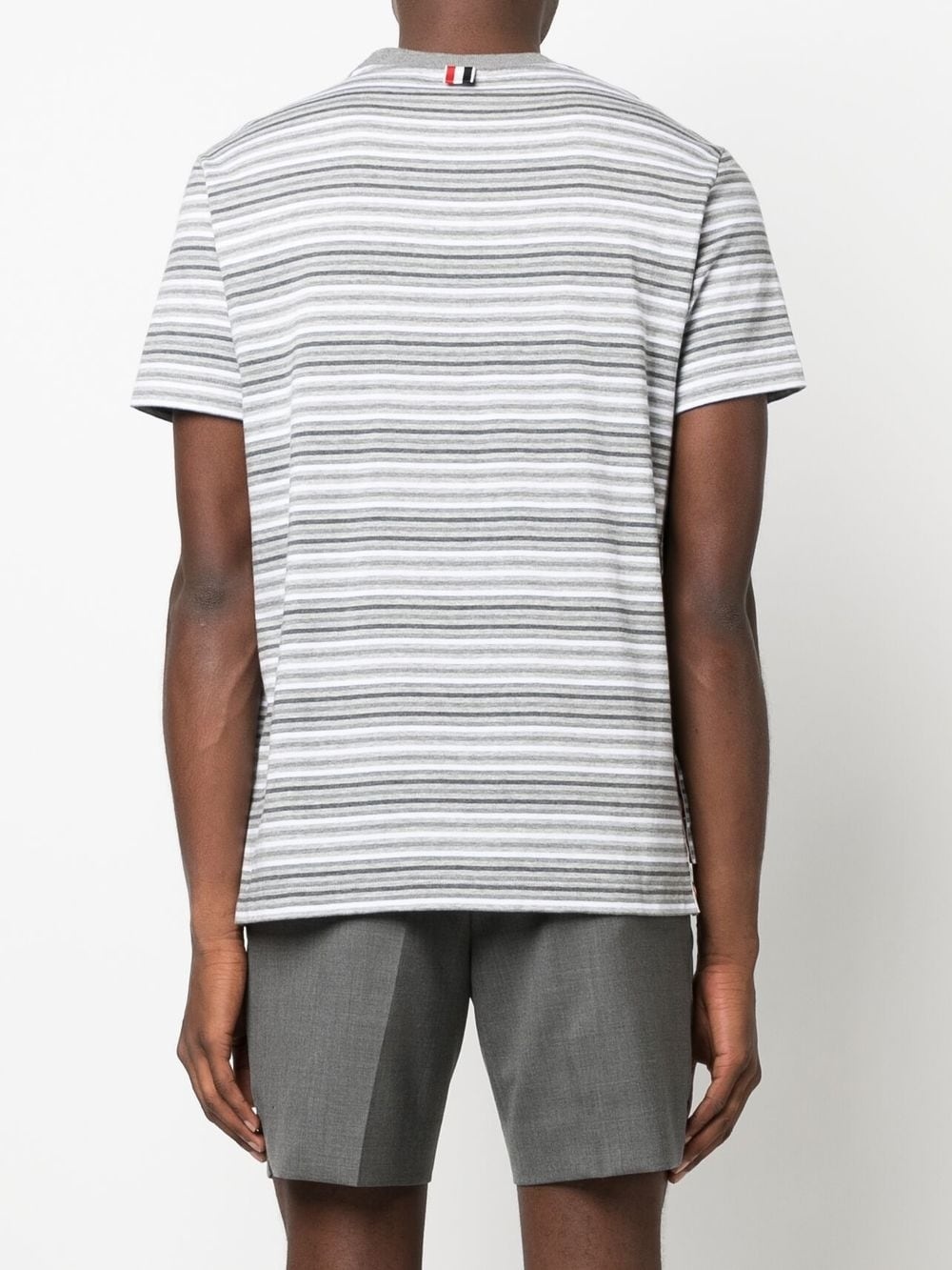 striped cotton T-shirt - 4