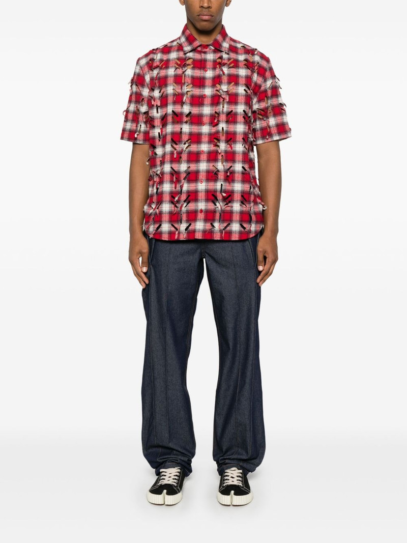 JUNTAE KIM gathered jeans outlook
