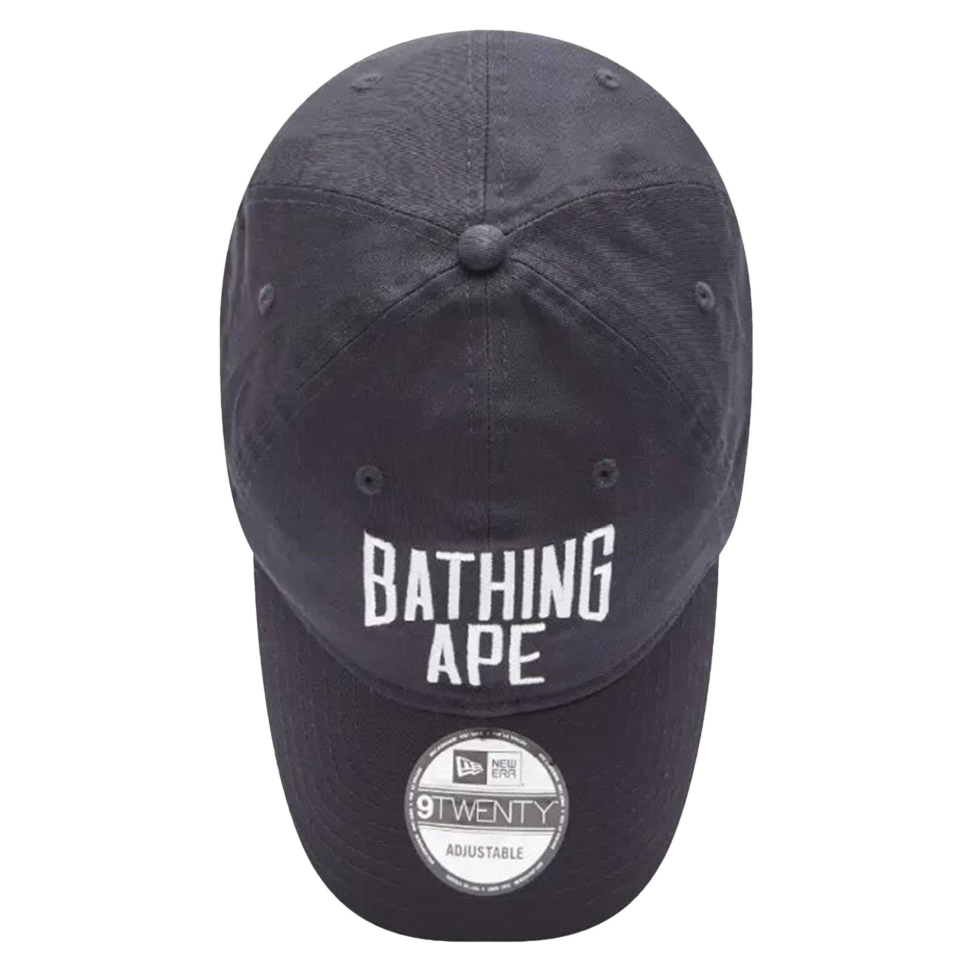 BAPE NYC Logo New Era 9TWENTY Cap 'Navy' - 1