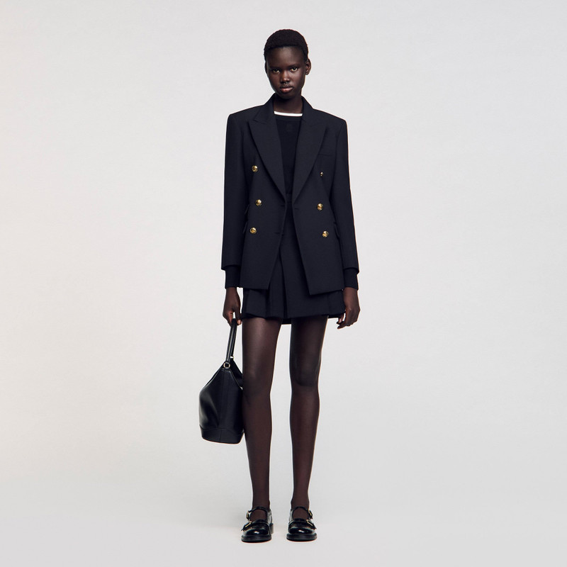 Sandro DOUBLE-BREASTED SUIT JACKET outlook