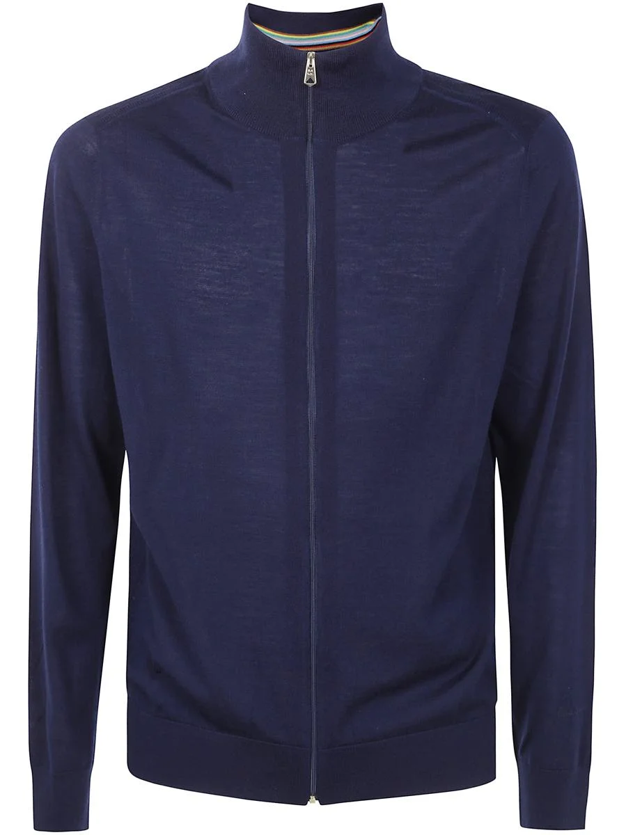 Paul Smith Mens Cardigan Zip Thru Clothing - 1
