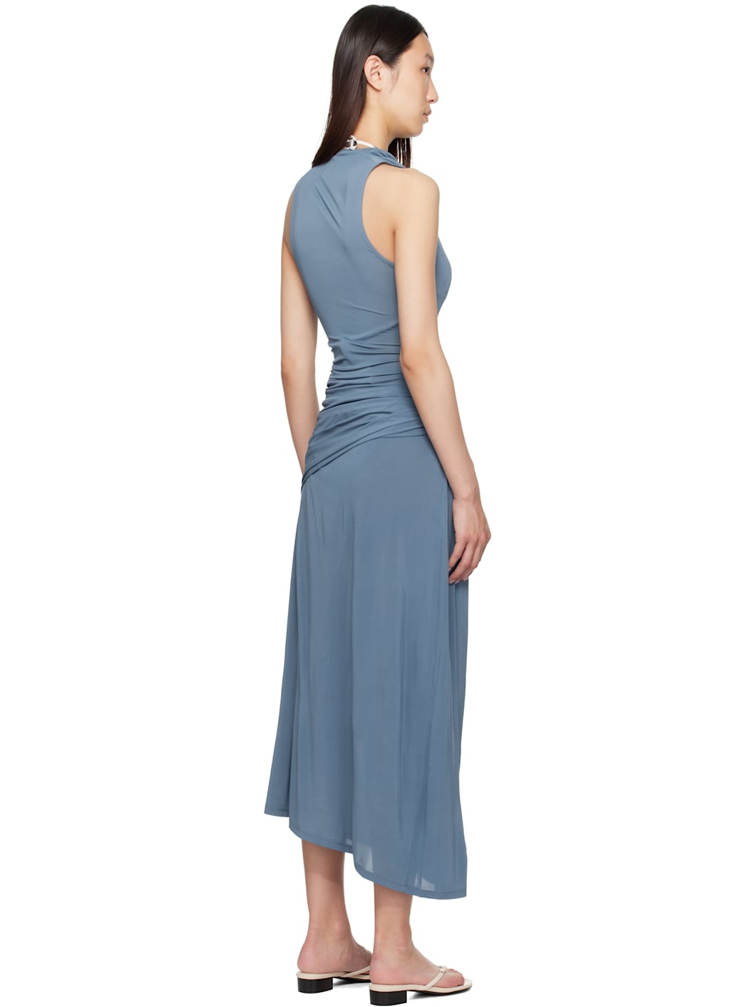 Blue Lech MIdi Dress - 3