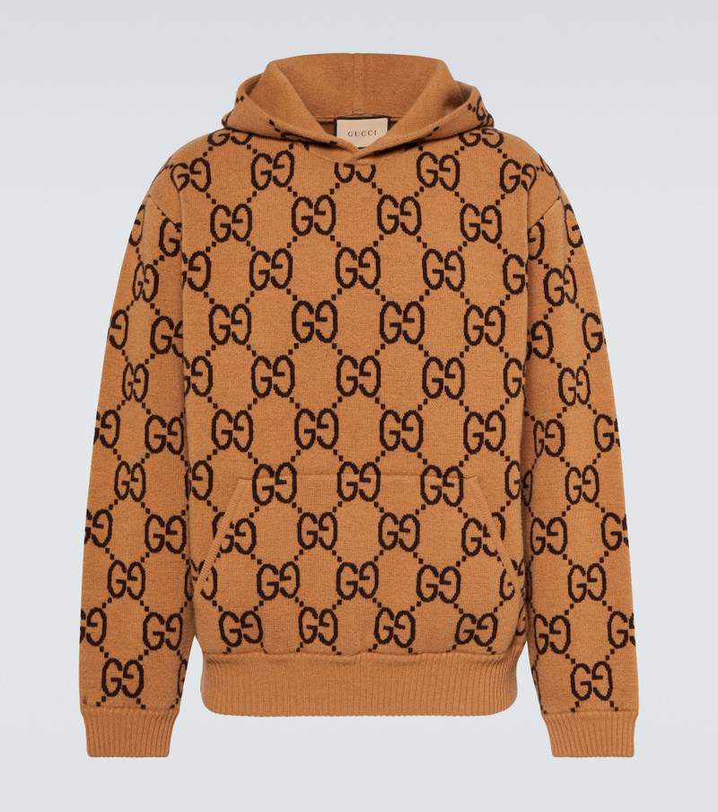 GUCCI GG wool-blend hoodie - 770582XKDSL | REVERSIBLE