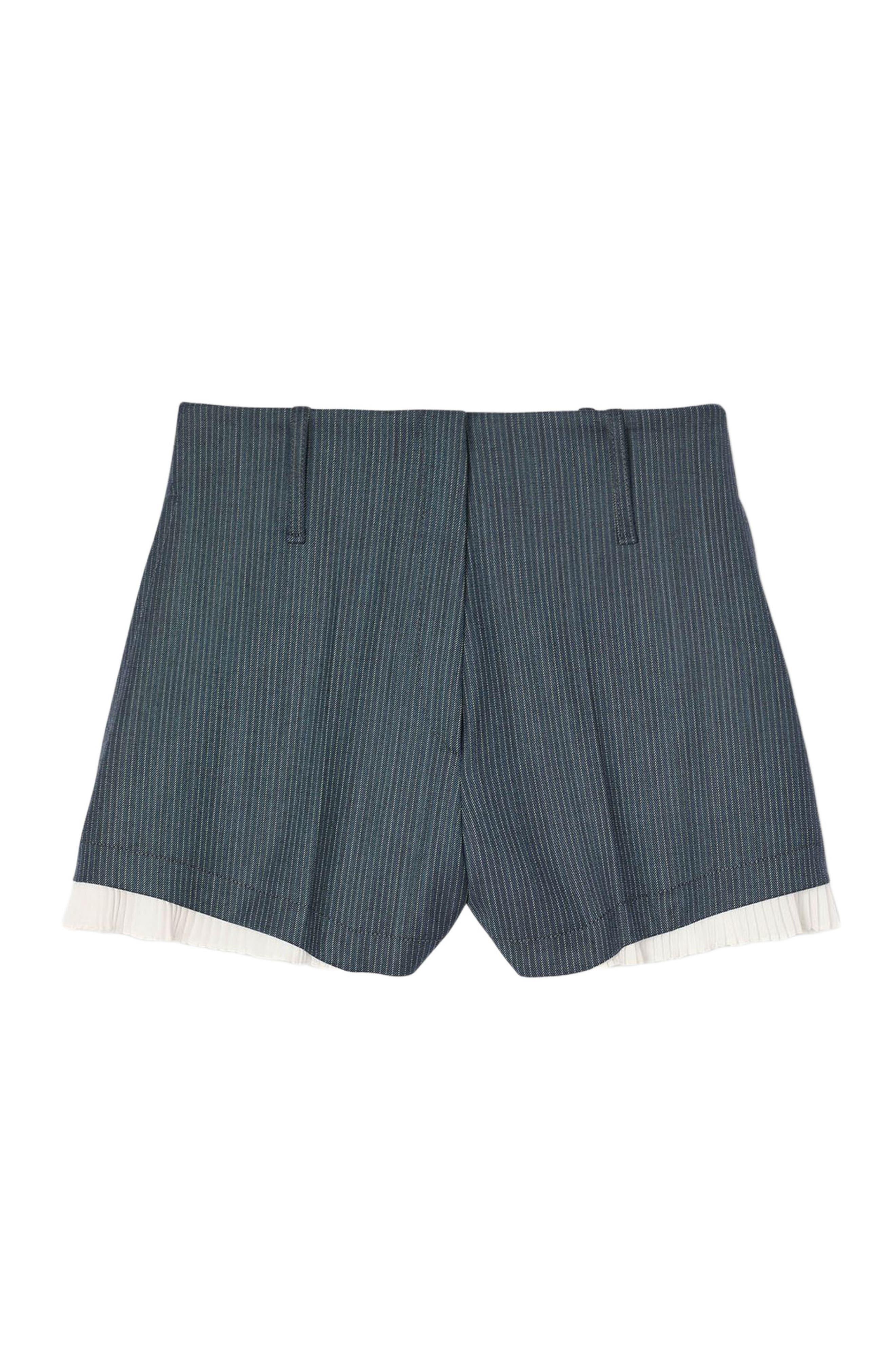 SANDRO Striped layered shorts in Blue at Nordstrom - 5