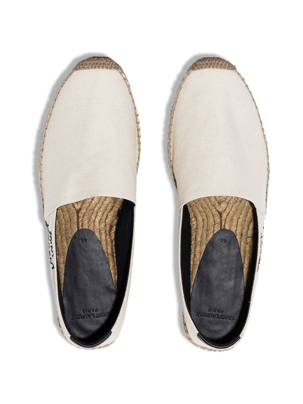 embroidered logo espadrilles - 4