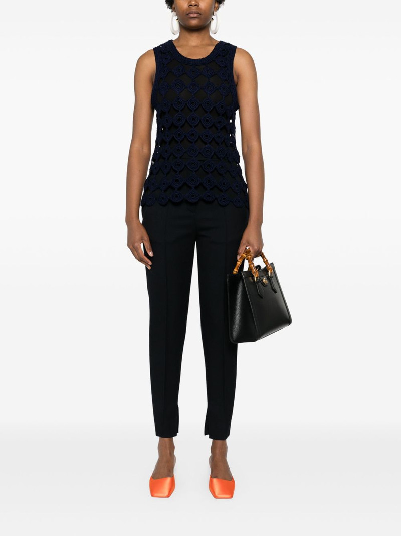 Prada high-waist slim-cut trousers outlook