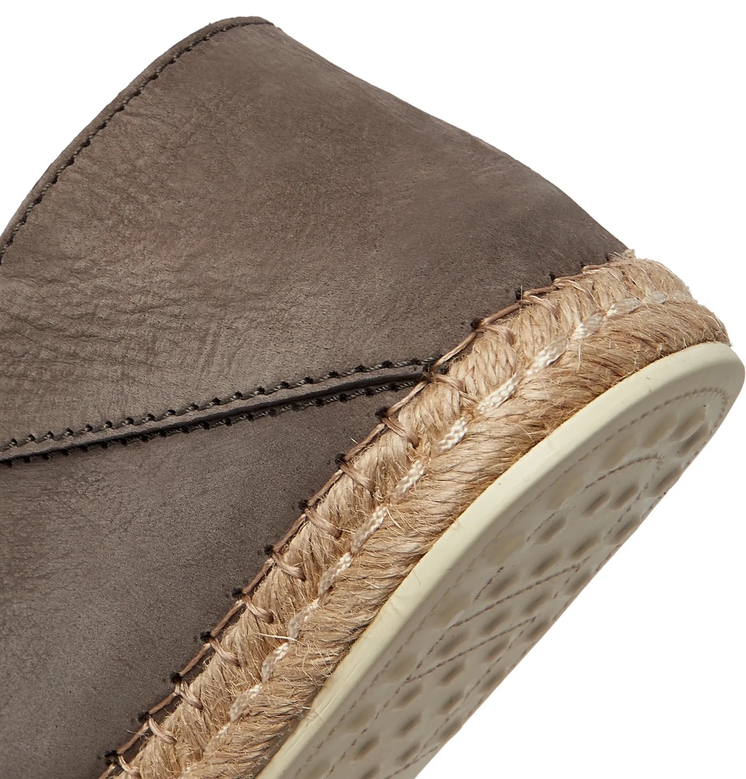 Collapsible-Heel Nubuck Espadrilles - 7