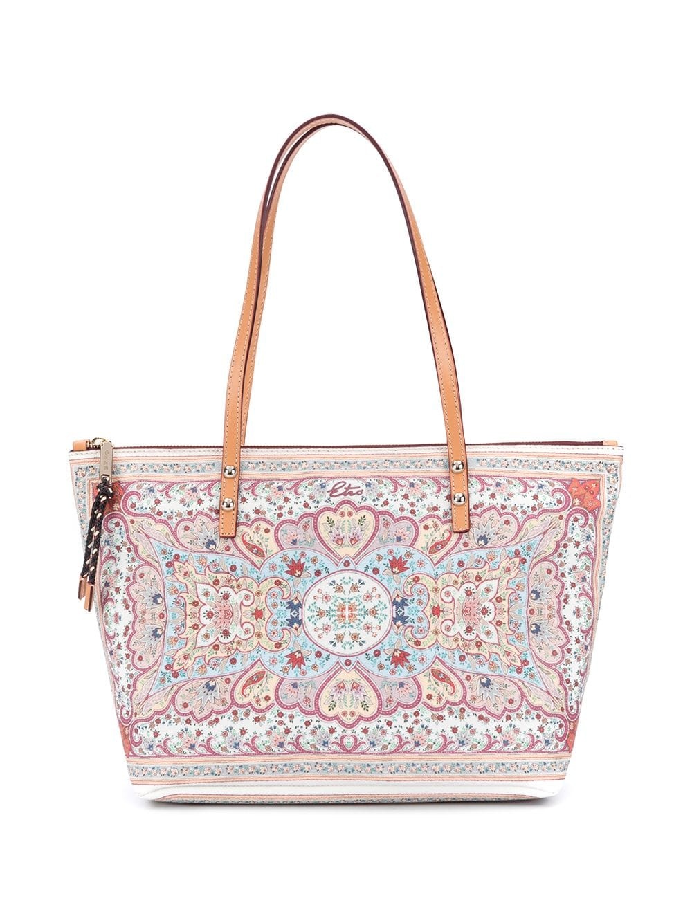 floral print tote bag - 1