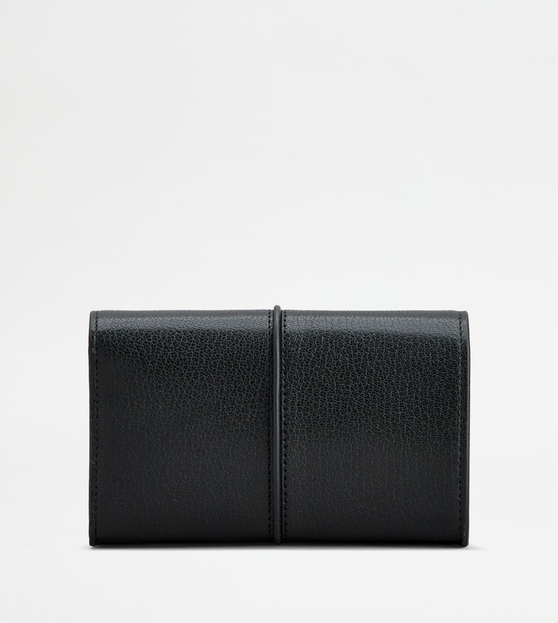 T TIMELESS WALLET IN LEATHER - BLACK, BEIGE 2