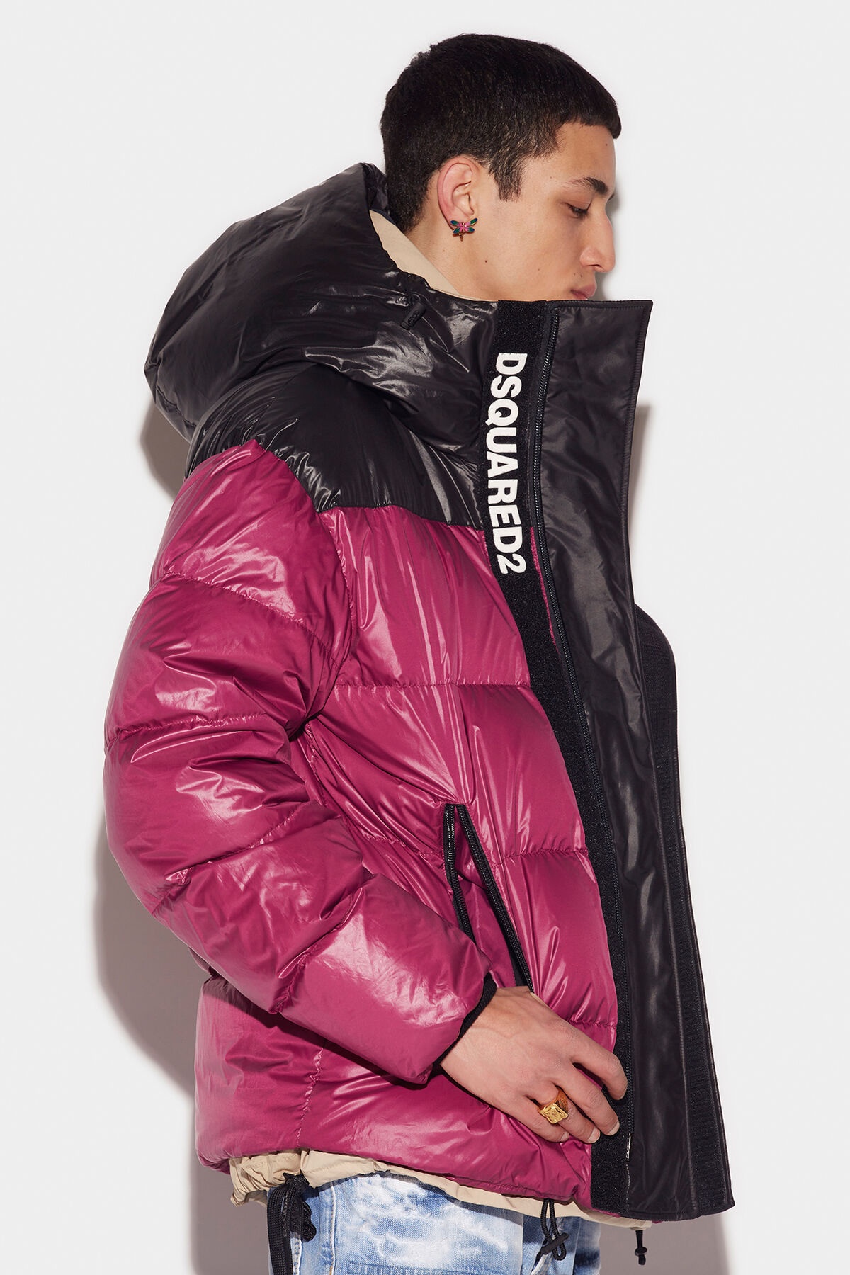 DSQUARED2 HOODED PUFFER - 1