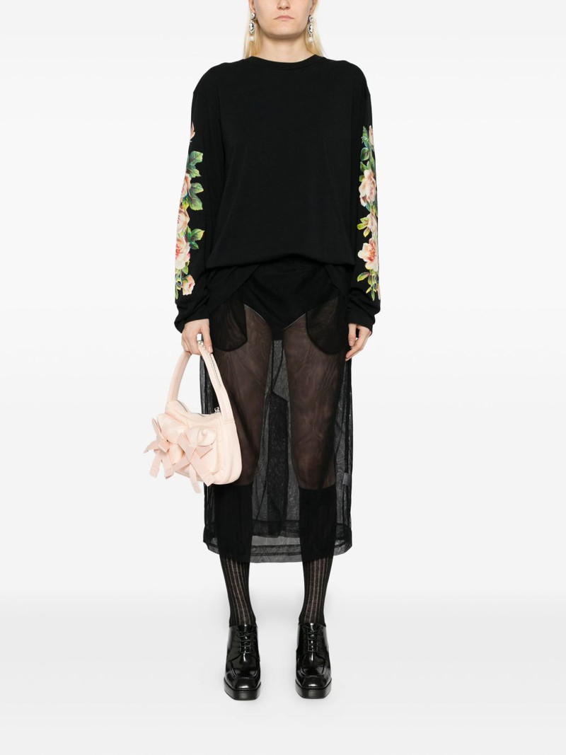 Simone Rocha floral-print T-shirt outlook