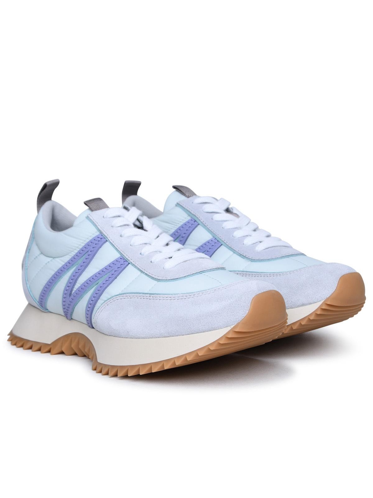 Moncler Woman Moncler 'Pacey' Sneakers In Light Blue Polyamide - 2
