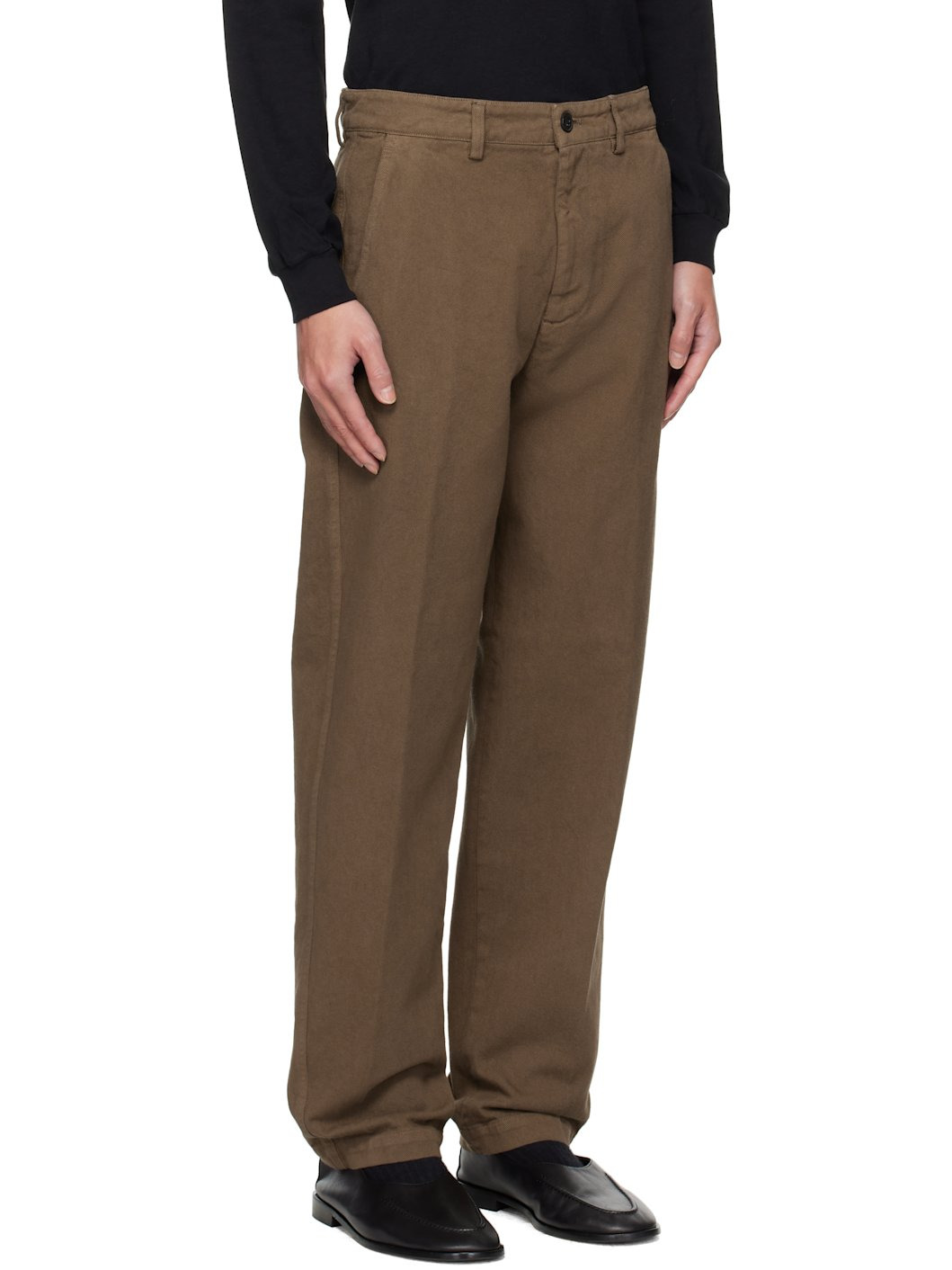 Brown Overdyed Trousers - 2