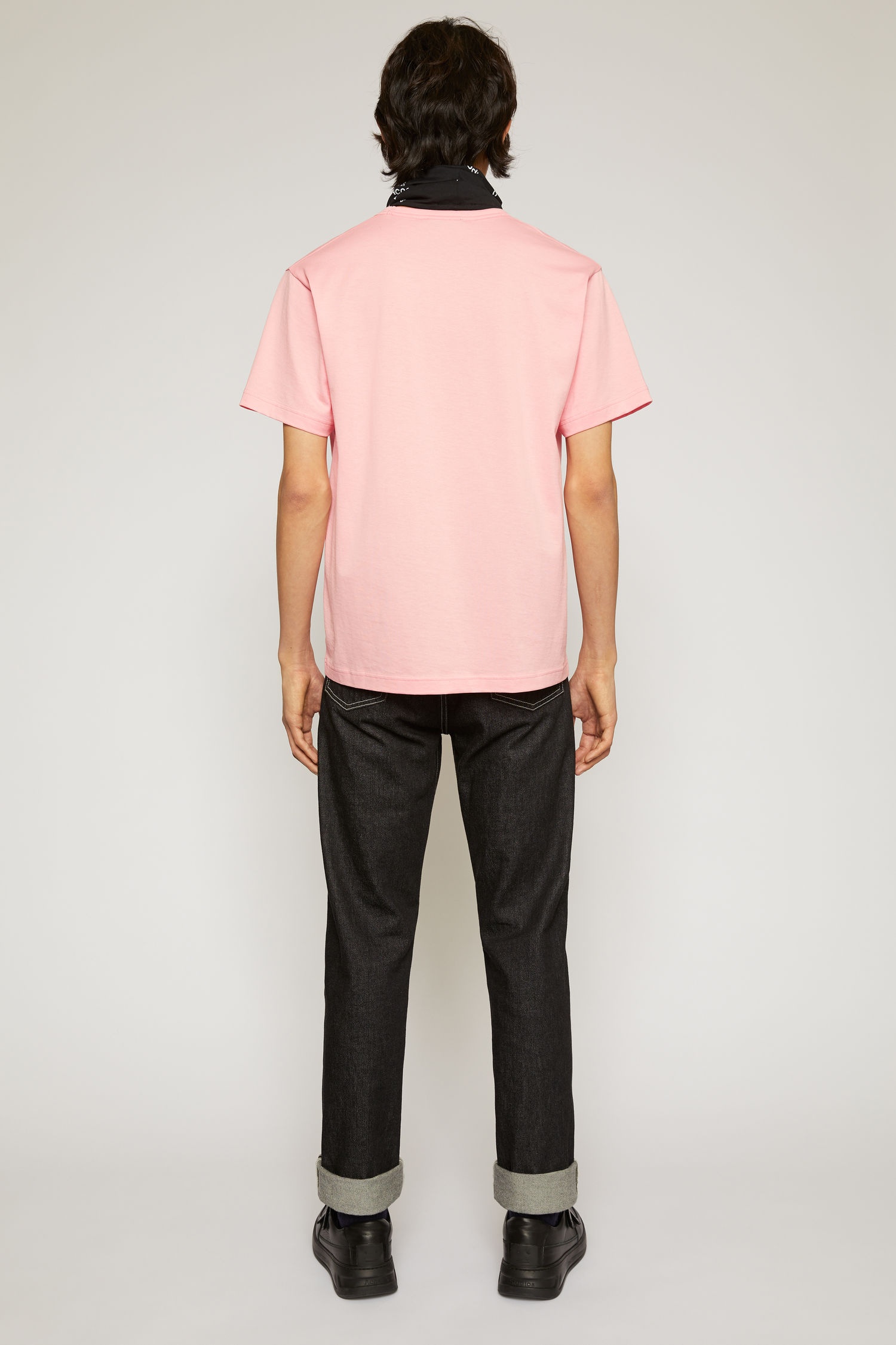 Crew neck t-shirt blush pink - 3