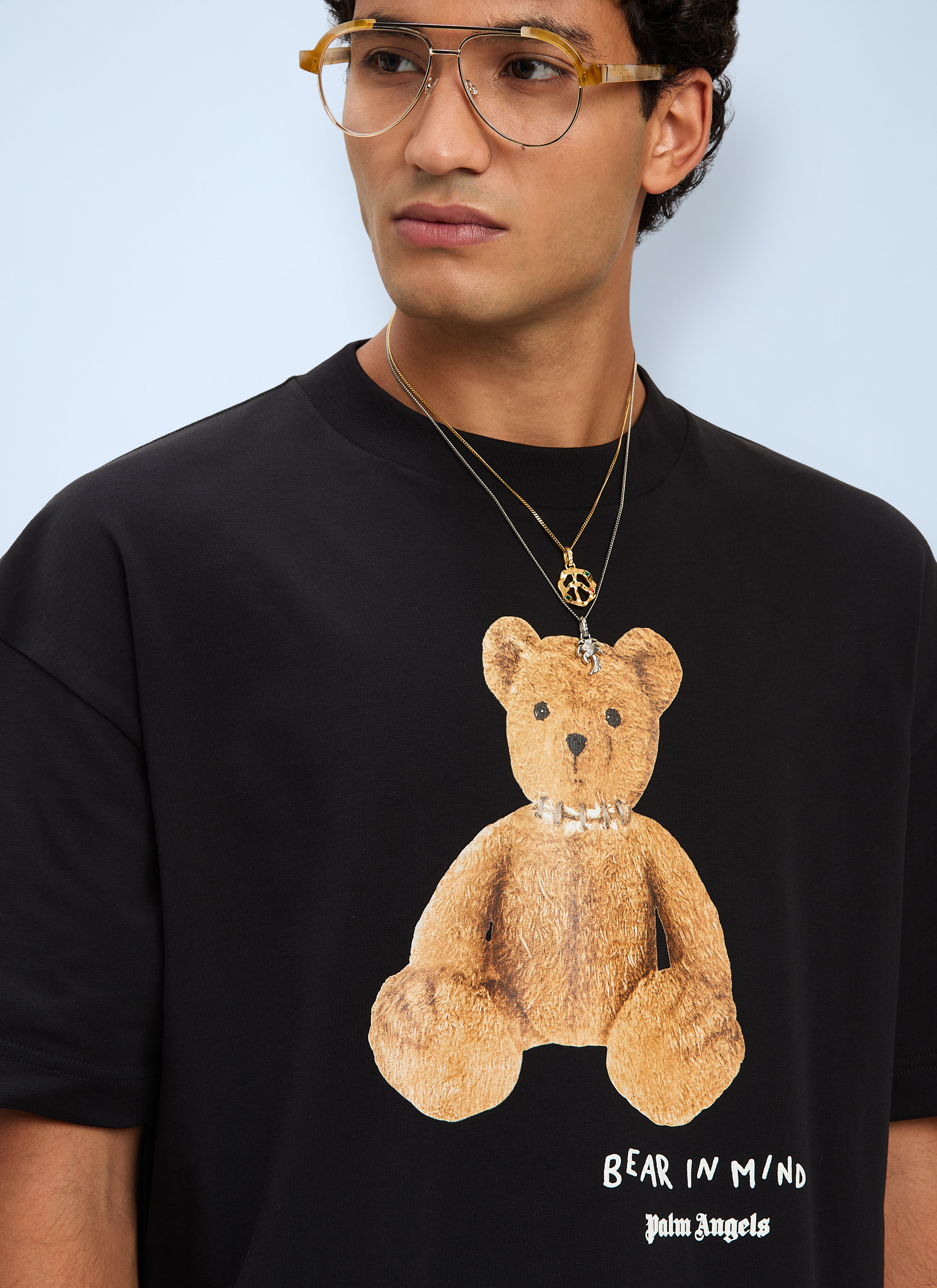Palm Angels Men Bear In Mind T-Shirt - 5