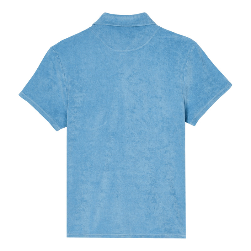 Men Bowling Terry Shirt Solid Mineral Dye 2