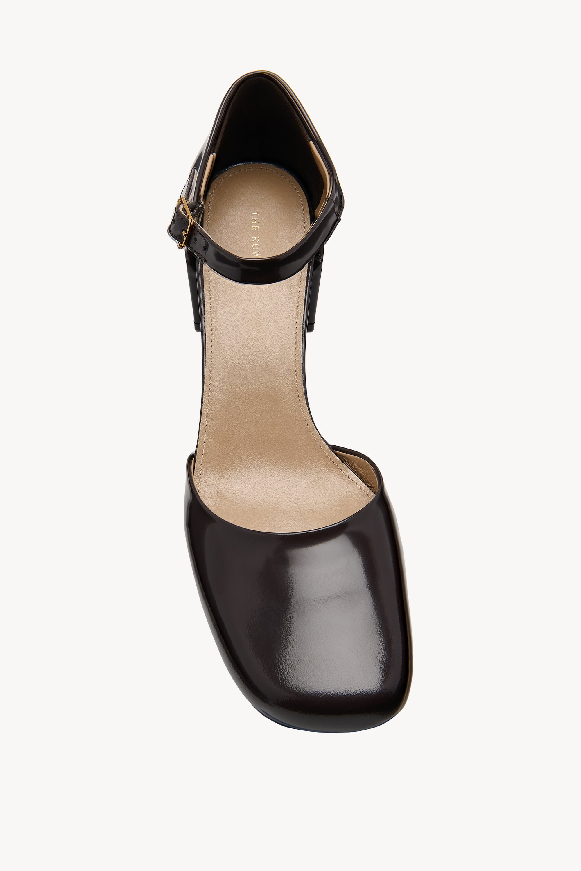 Penelope Ankle Strap Heel in Leather - 3