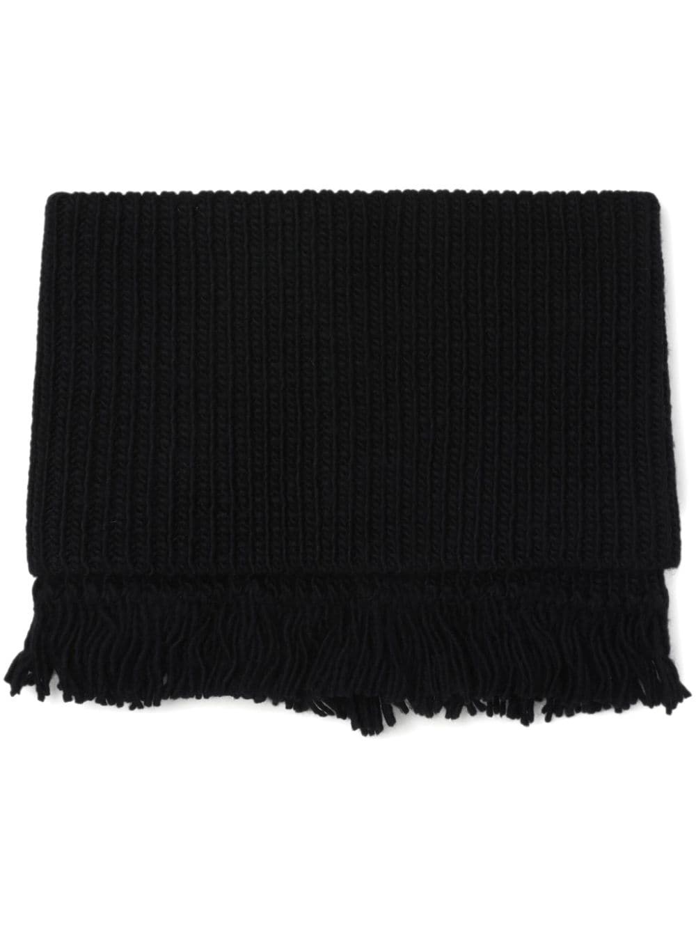 fringe-detailing scarf - 1